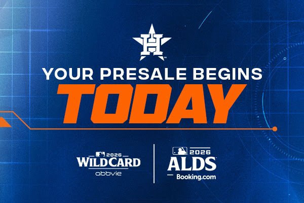Unique Presale Codes to purchase tickets for Houston Astros Postseason 2026